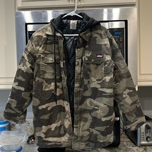 Dickies Men’s Medium  Camo denim jacket